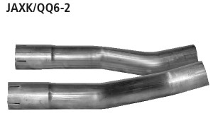 BASTUCK Verbindungsrohre zum Endschalldämpfer für Jaguar XK/XKR Typ QQ6 (JAXK/QQ6-2)