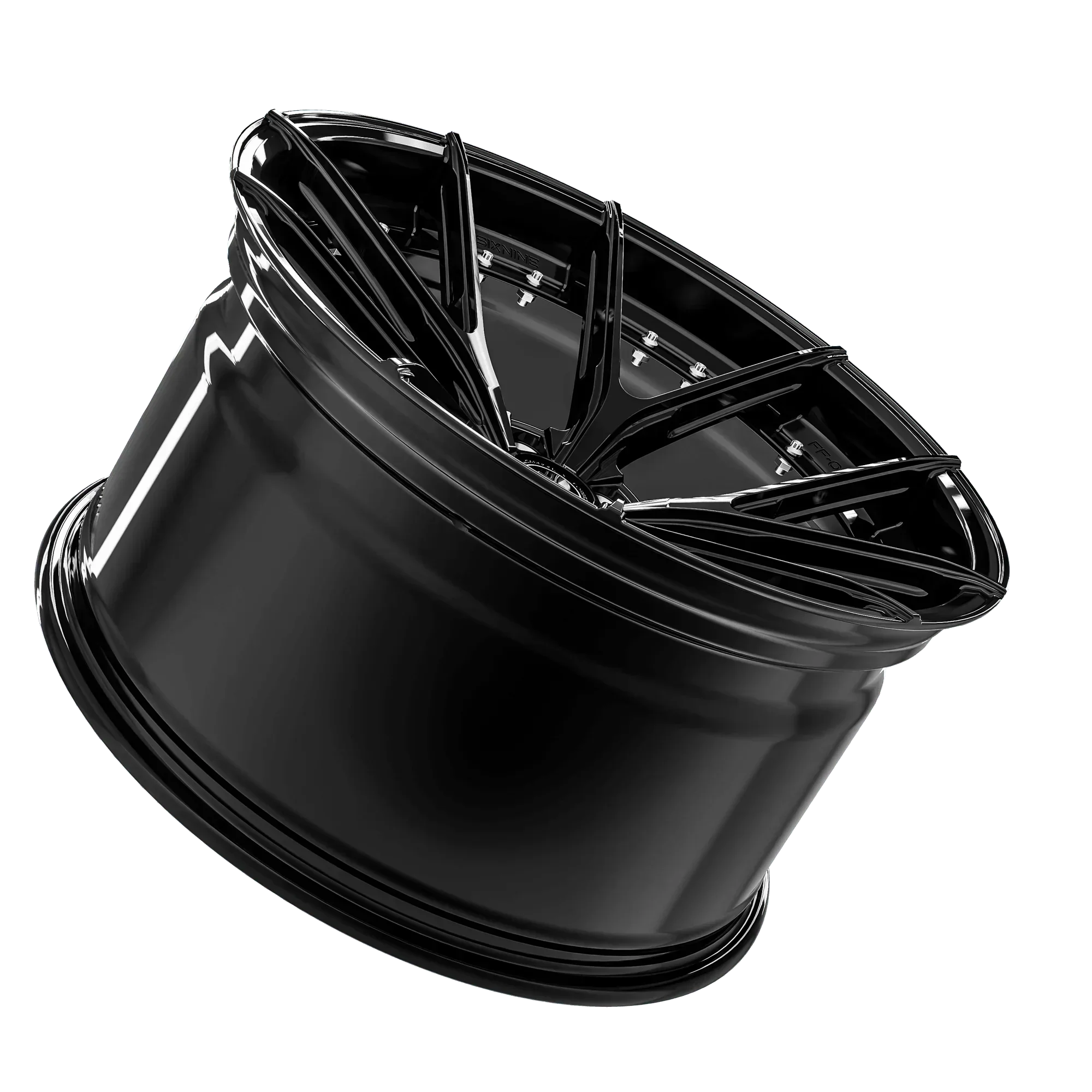 SIXNINE FF-ONE Felgensatz – 4 Felgen für BMW M2 G87 | 2× 10,5x20 ET15 VA, 2× 11,5x21 ET17 HA, GlossyBlack