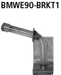 BASTUCK Halter für Endschalldämpfer vorne links für BMW 3er E90/3er E91 / 3er E92/3er E93 (BMWE90-BRKT1)