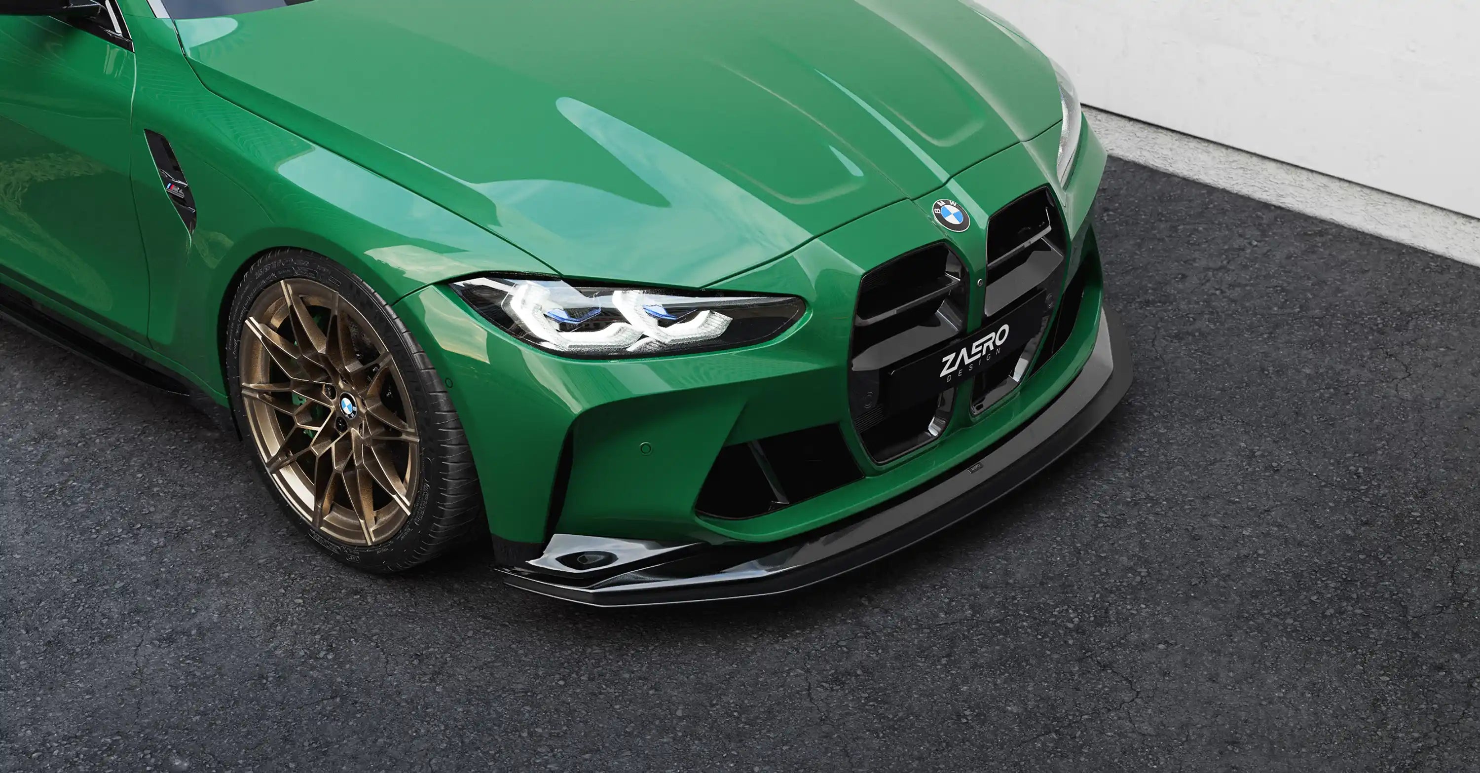 Zaero Design EVO-R Frontsplitter für BMW M3 G80 / G81 & M4 G82 / G83 – verstellbar & chassis-mounted