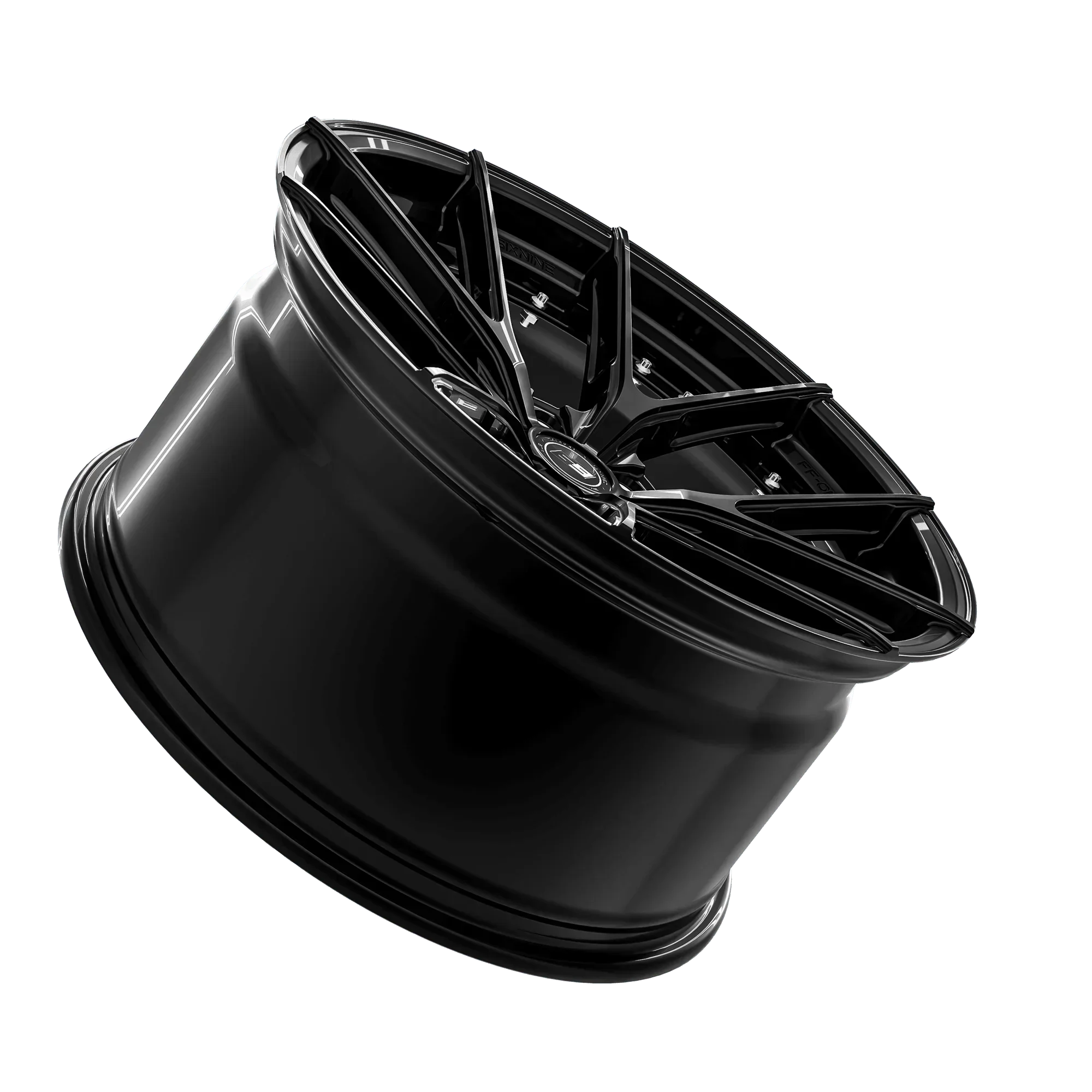 SIXNINE FF-ONE Felgensatz – 4 Felgen für BMW M2 F87 | 2× 9,5x20 ET20 VA, 2× 10,5x20 ET35 HA, GlossyBlack