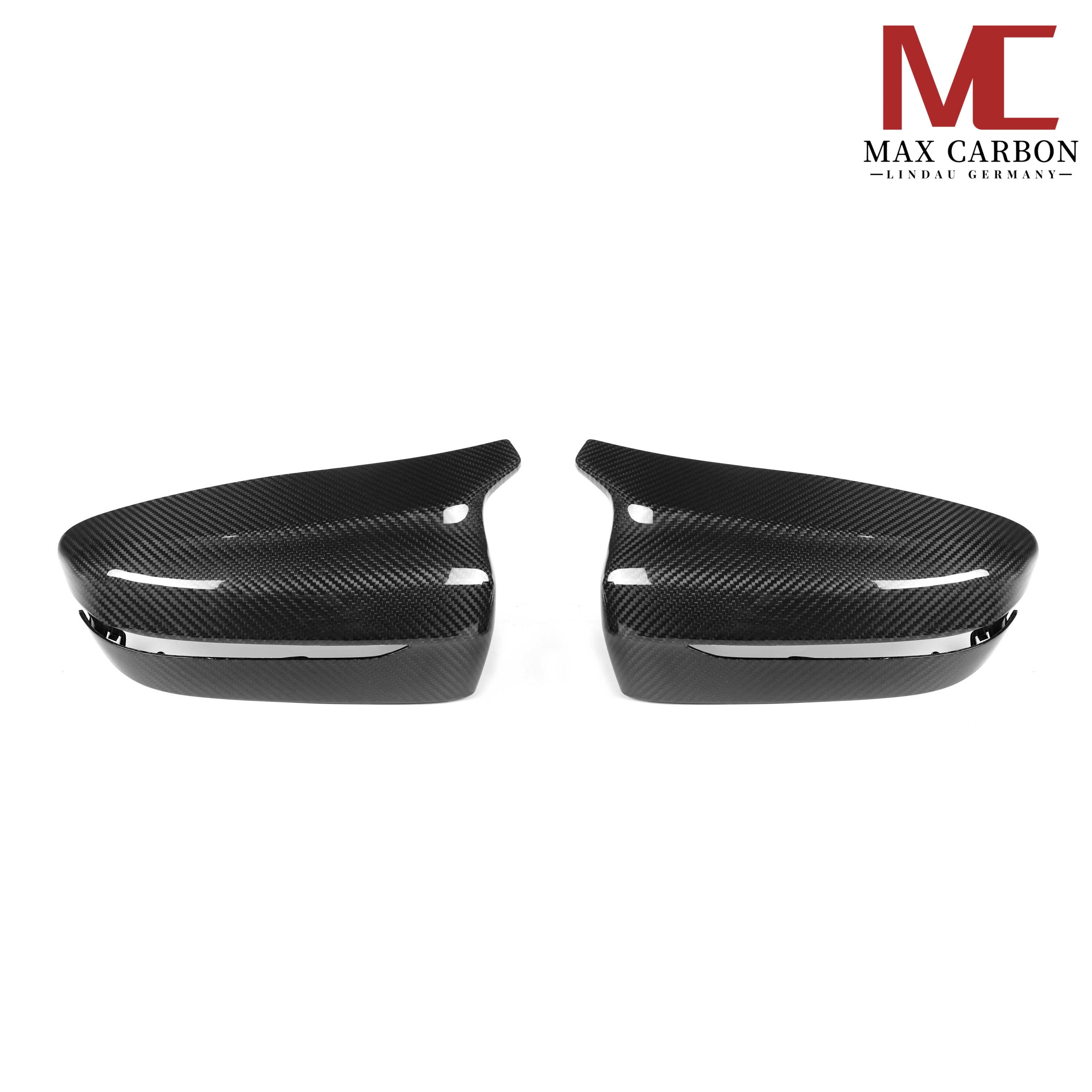 Max Carbon Dry Carbon Spiegelkappen für BMW 5er / 6er / 7er / 8er – Art.-Nr. D-H-005B
