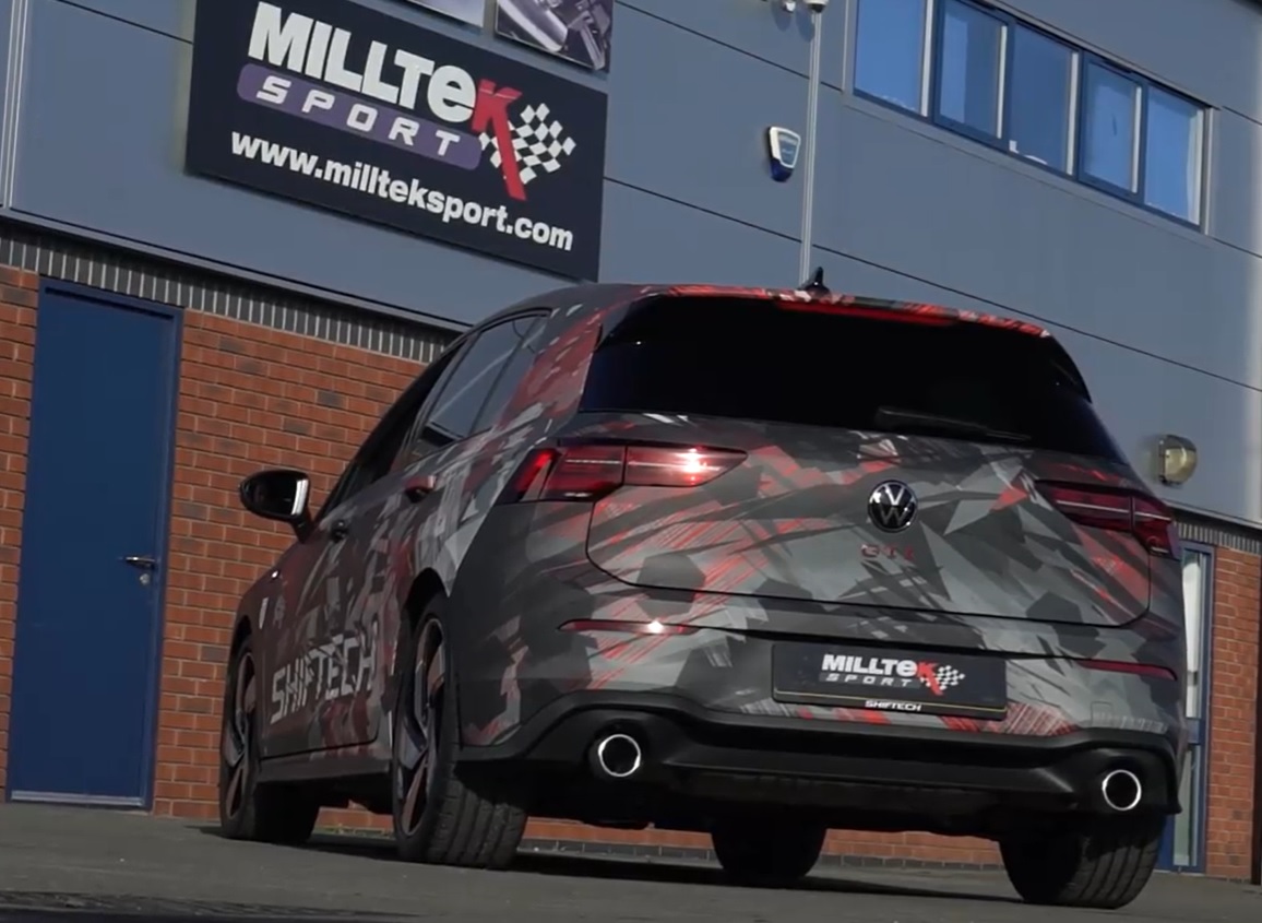 Milltek OPF-back Abgasanlage für VW Golf Mk8 GTI (245 PS) – EG-Genehmigung