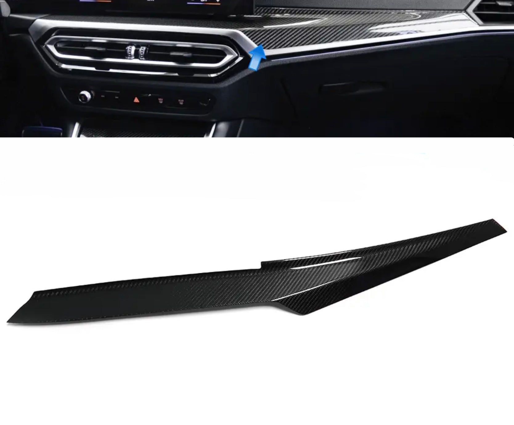 Carbonheld Carbon Dashboard Leiste passend für BMW G20 G42 G80 Facelift I 8