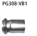 BASTUCK Adapter Komplettanlage auf Katalysator für Peugeot 308 (PG308-VB1)