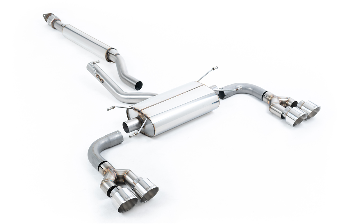 Milltek Abgasanlage vierflutig für Toyota GR86 – Resonated, EG-Genehmigung