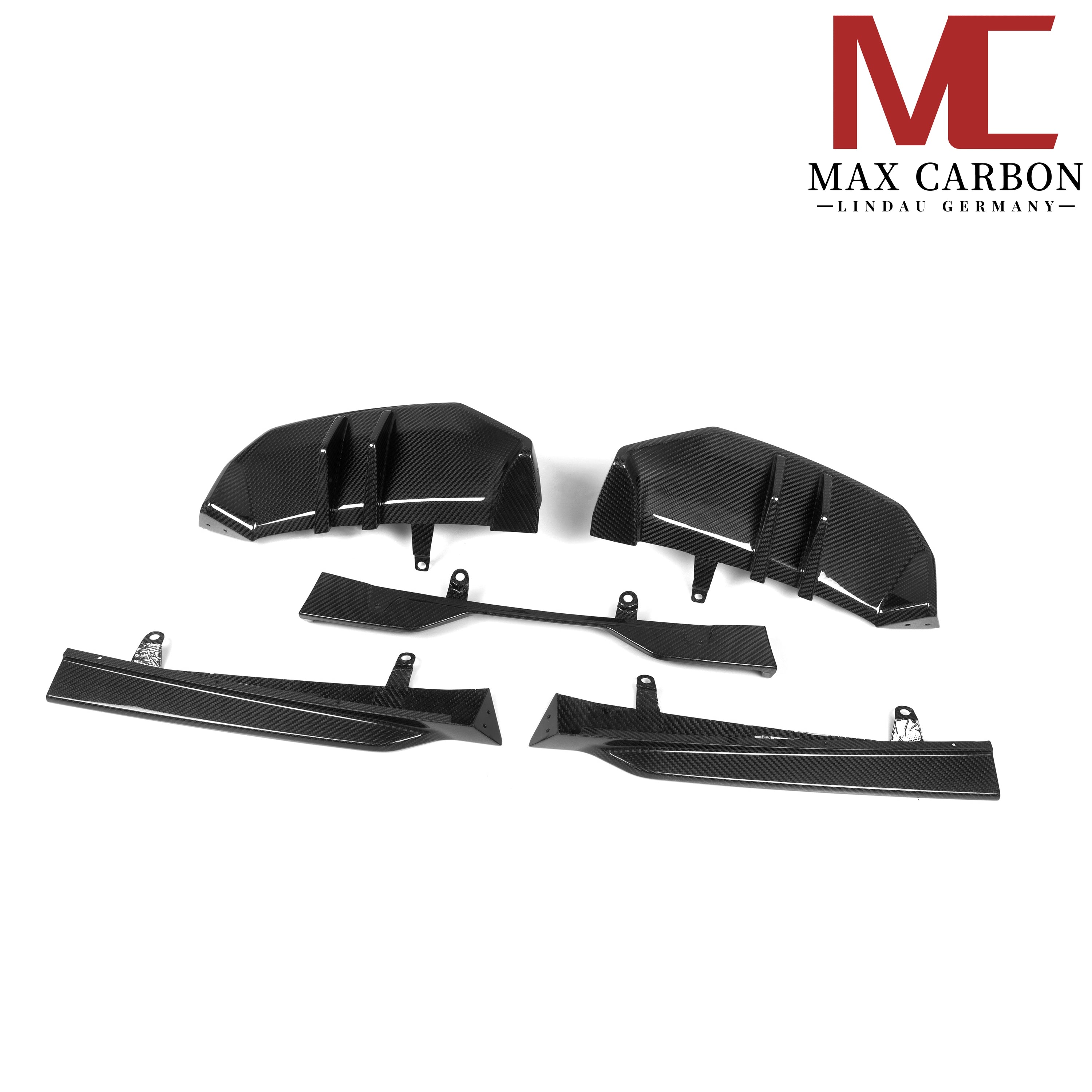 Max Carbon Dry Carbon Heckdiffusor für BMW 5er G60 G61