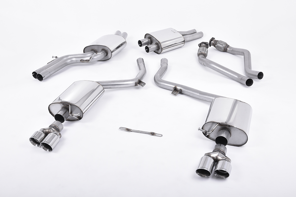 Milltek Abgasanlage für Audi S5 3.0 TFSI B8 Sportback – Resonated, EG-Genehmigung