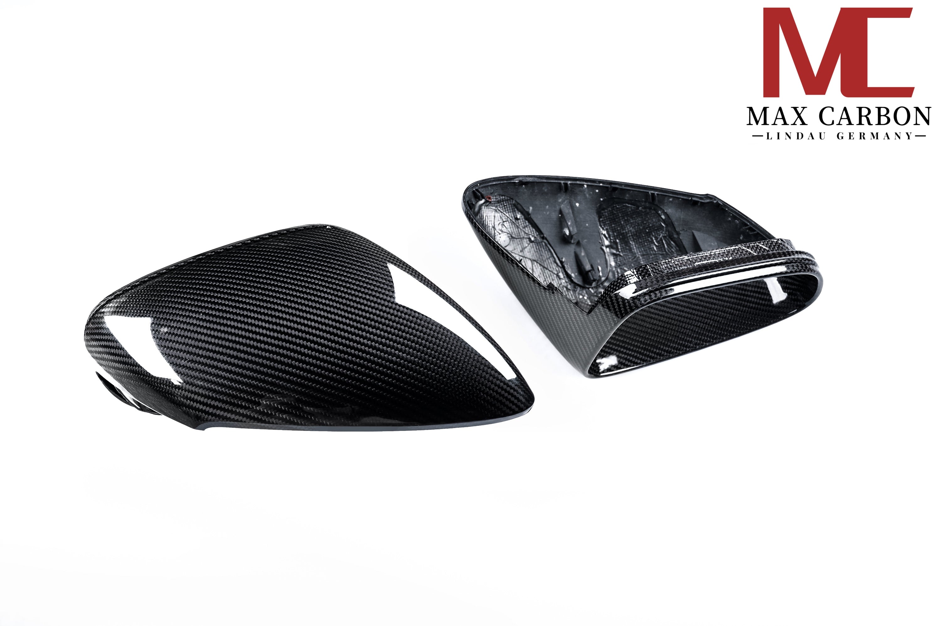 Max Carbon Dry Carbon Spiegelkappen für Porsche 911 992 & Taycan