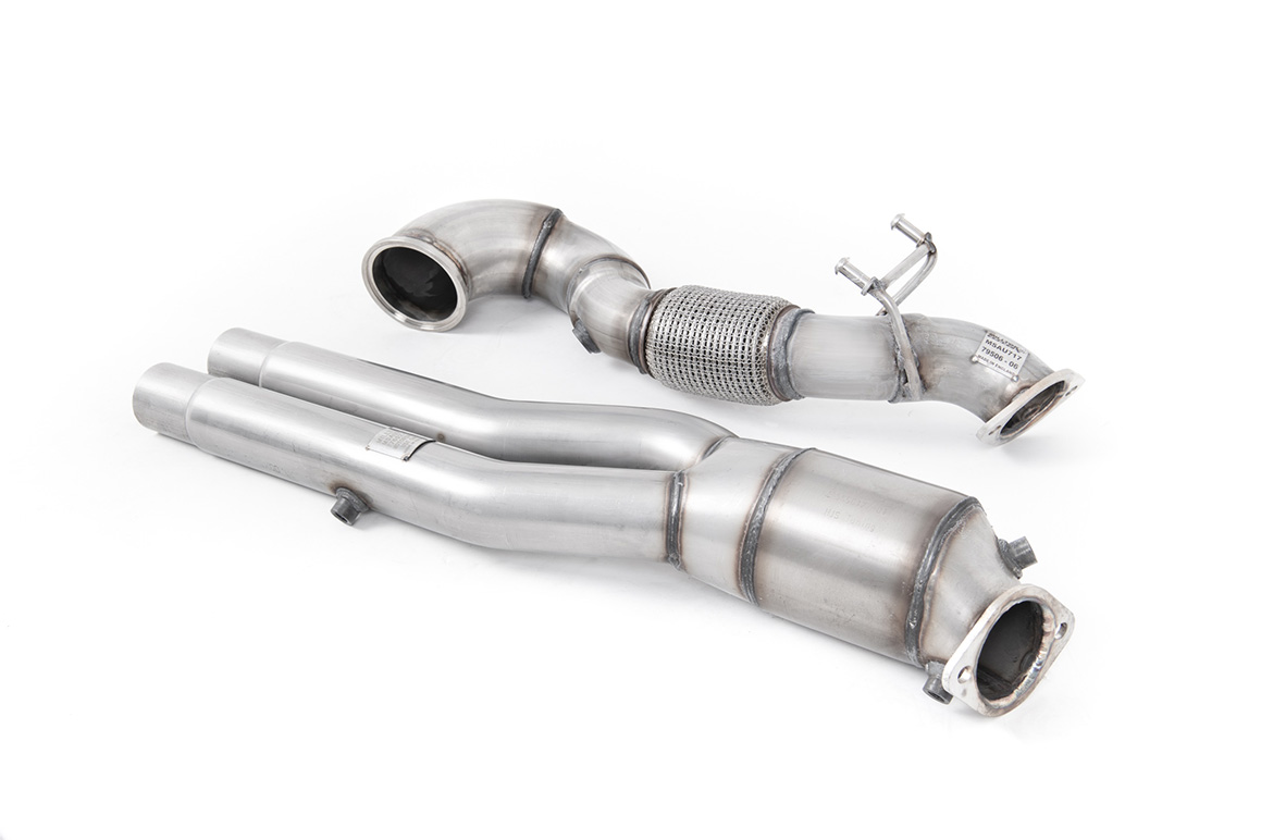Milltek Downpipe mit Sportkatalysator für Audi RS3 Limousine 400 PS