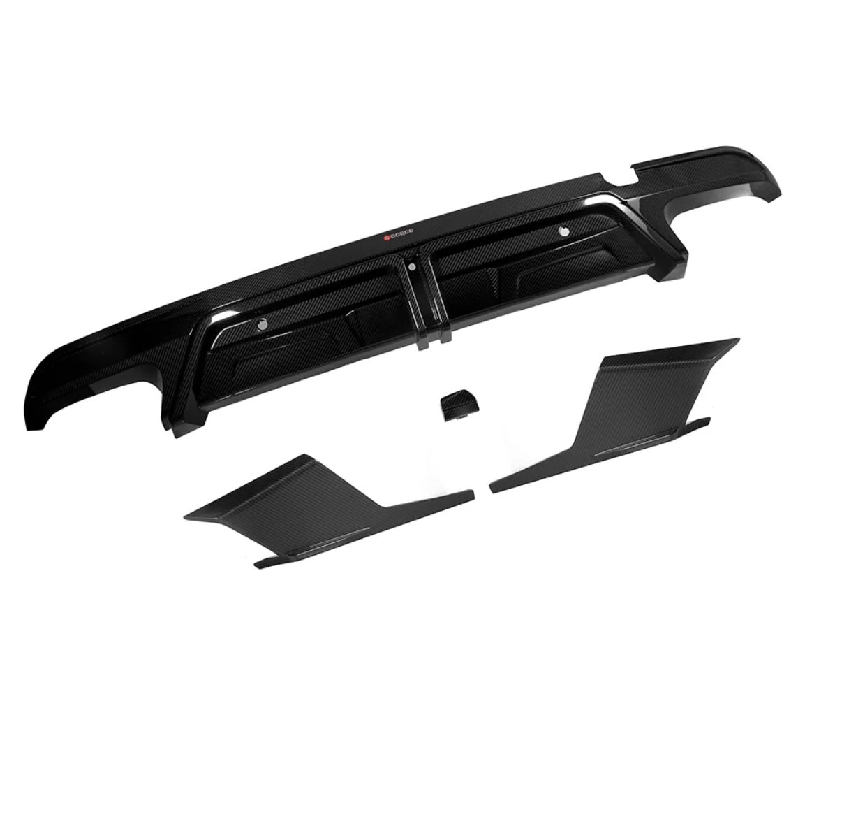 Carbonheld Carbon Fiber Diffuser With Brake Light passend für BMW X5M F95