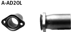 BASTUCK Frontadapter 2-Loch-Flansch für Opel Astra F (A-AD2OL)