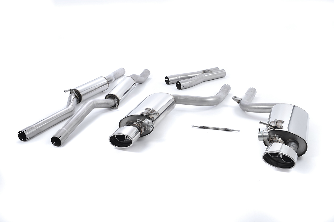 Milltek Abgasanlage für Audi RS4 B7 4.2 V8 SALOON, Avant & Cabrio – EG-Genehmigung