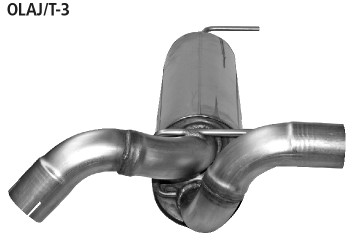BASTUCK Mittelschalldämpfer für Opel Astra J (OLAJ/T-3)
