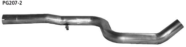 BASTUCK Verbindungsrohr für Citroen C3/DS3 / 207 (PG207-2)