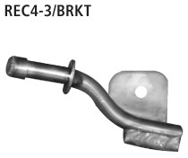 BASTUCK Halter für Endrohrsatz RH für Renault Clio 4 (REC4-3/BRKT)