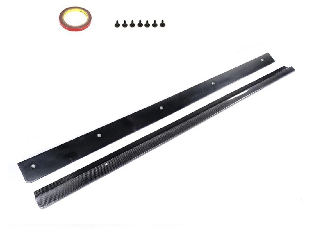 Carbonheld Carbon Fiber Car Side Skirts passend für Mercedes-Benz C-Class W204 C63 AMG 4-Door