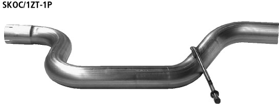 BASTUCK Motorsport Ersatzrohr für Vorschalldämpfer für Volkswagen Jetta 1KM u. a. (SKOC/1ZT-1P)