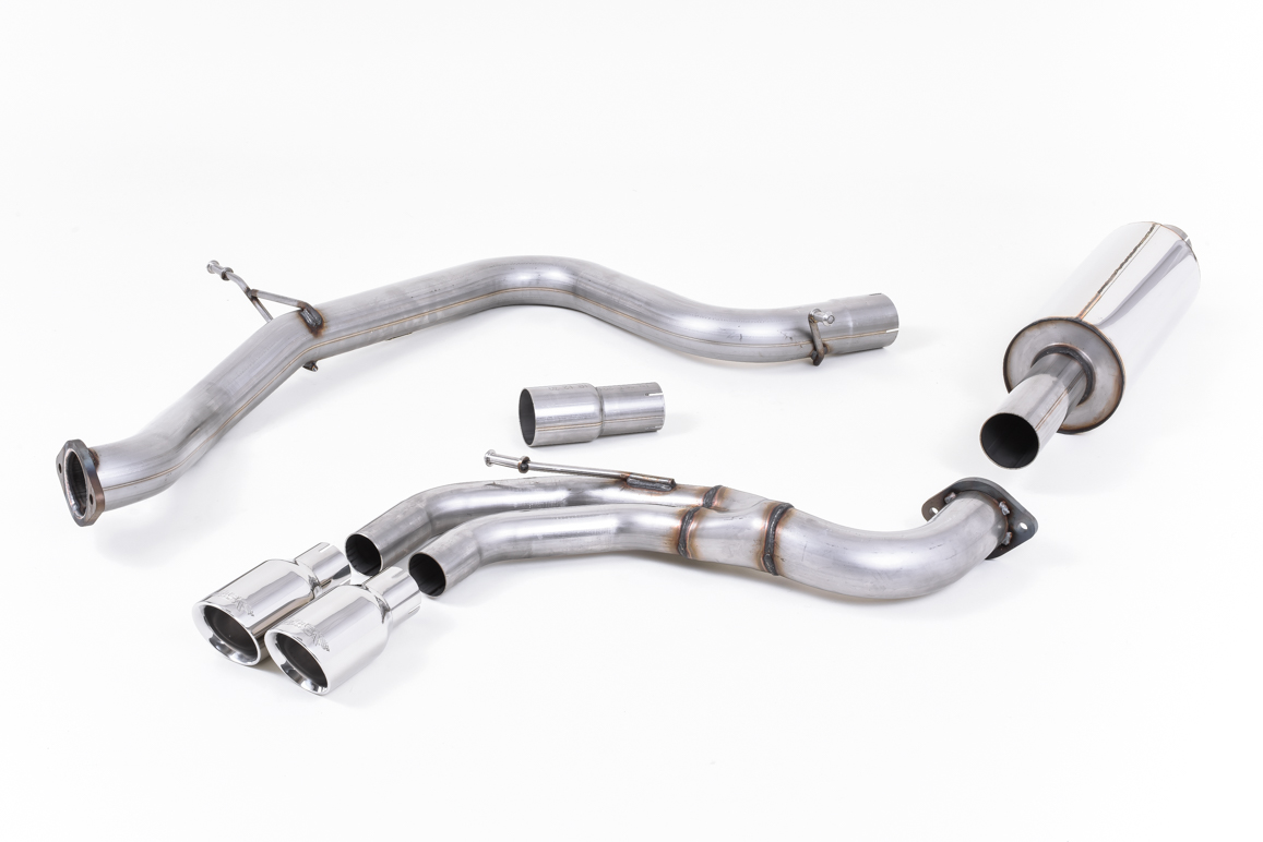Milltek Abgasanlage für VW Golf Mk7 GTD 2.0 TDI 185 PS – Resonated, EG-Genehmigung