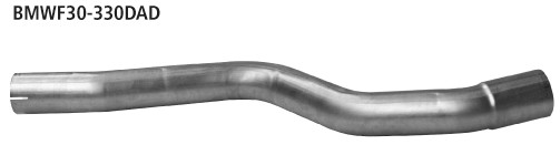 BASTUCK Verbindungsrohr zur Montage der Endschalldämpfer alleine für BMW 3er F30/F31 / 4er F32/F33/F36
