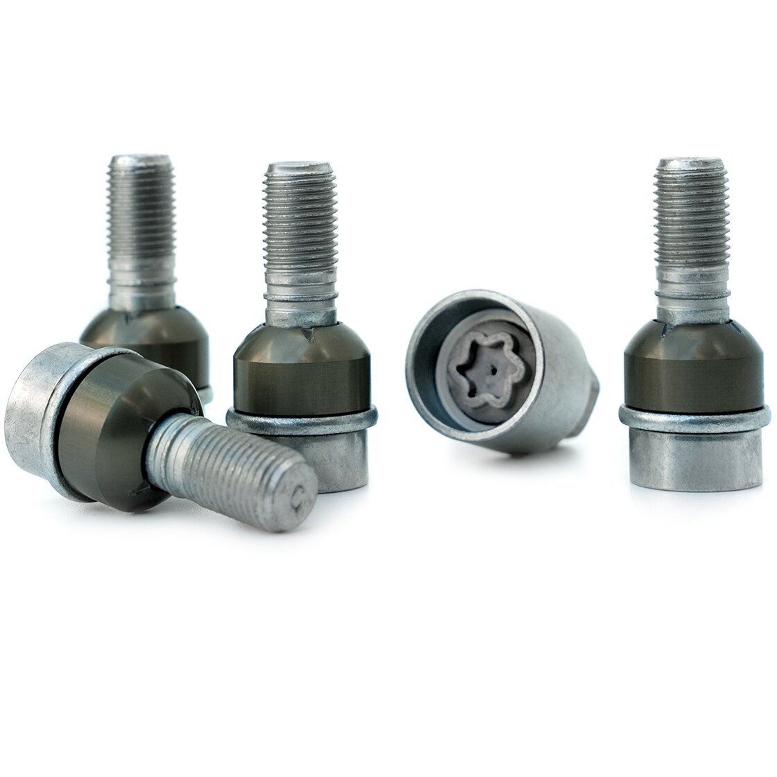 H&R Felgenschloss-Set M14 mit beweglichem Kugelbund R14mm – 1454406KEY4 – 1454406KEY4