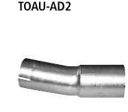 BASTUCK Adapter für Komplettanlage ohne Flansch für Toyota Auris 130 KW Diesel ESD RH (TOAU-AD2)