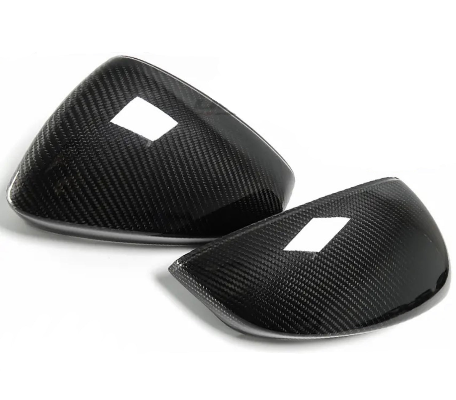 Carbonheld 2pcs Carbon Fiber Mirror Cover passend für Audi A3 8Y