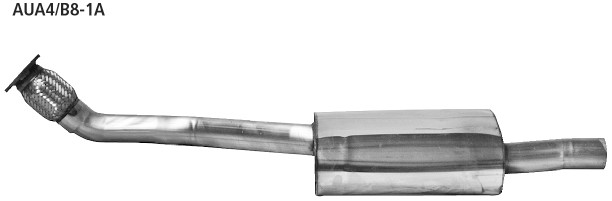 BASTUCK Vorschalldämpfer für Audi A4 B8/A5 B8 (AUA4/B8-1A)