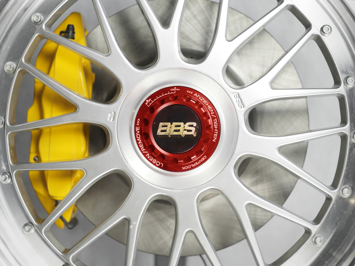 MG-line Zentralverschluss-Optik Kit V5 Aluminium gebürstet für BBS LM