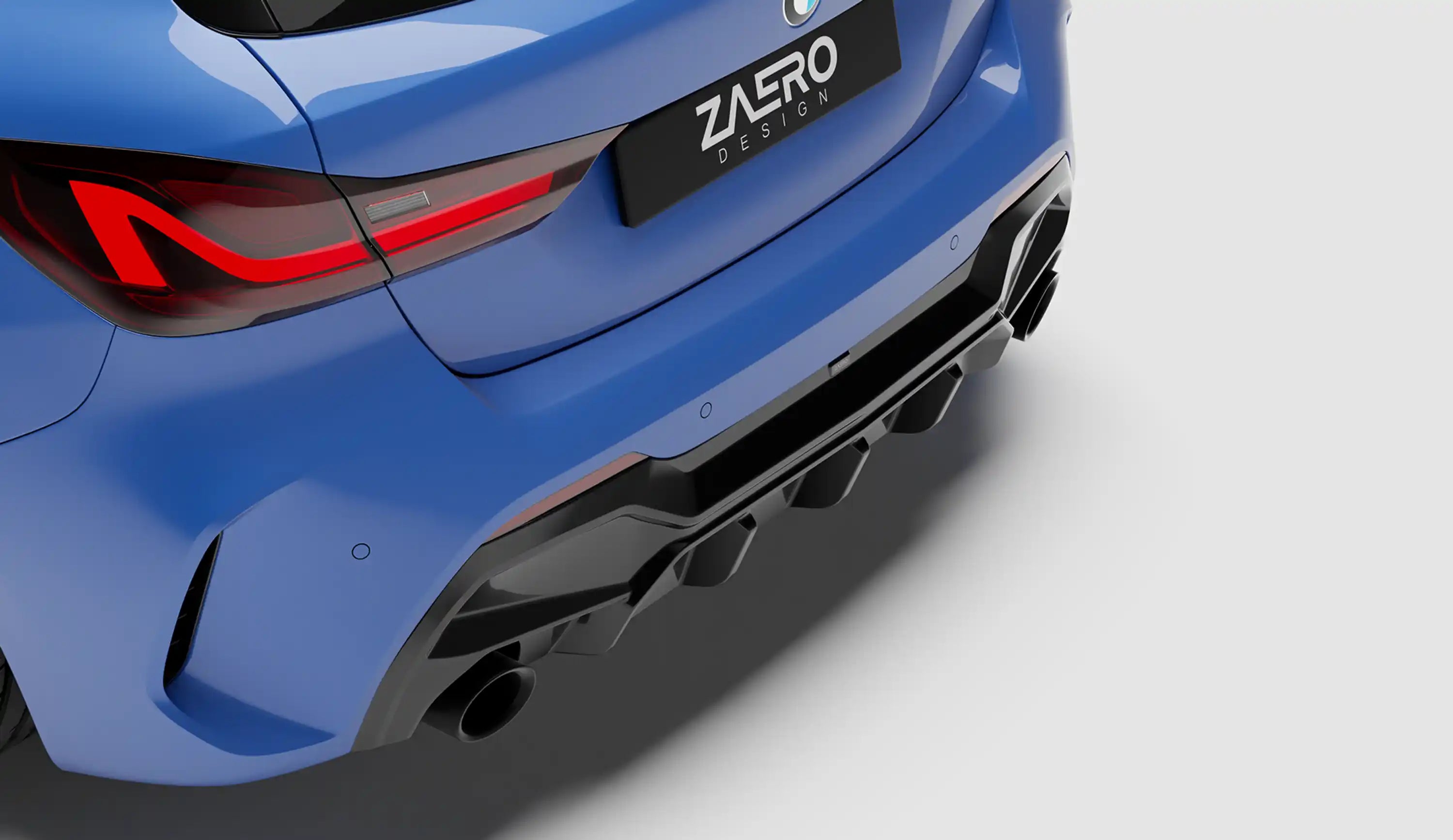 Zaero Design EVO-1 Diffusor für BMW 1er F40 - 120 | 125 | 128ti | M135 – 0461
