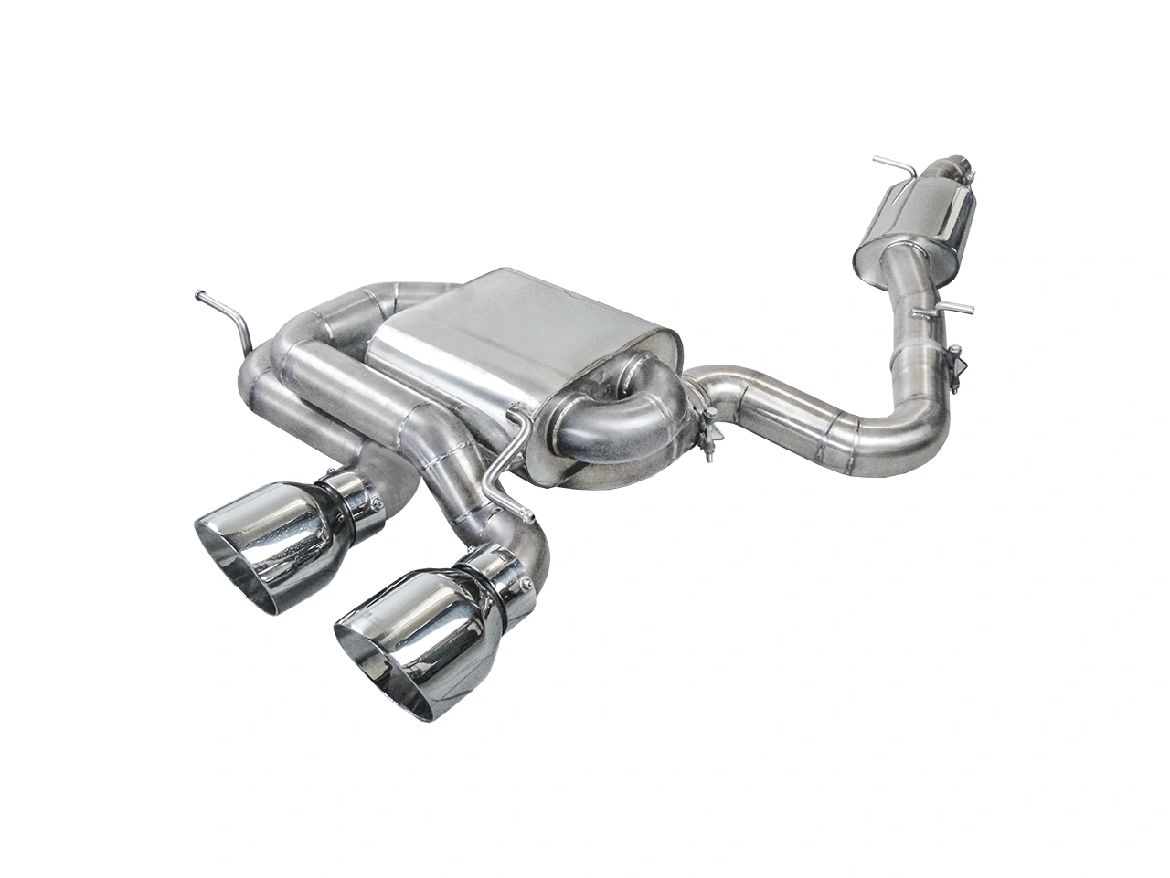 HG EGO-X Klappenauspuff mit MSD VW Golf 5 R32/Golf 6 R