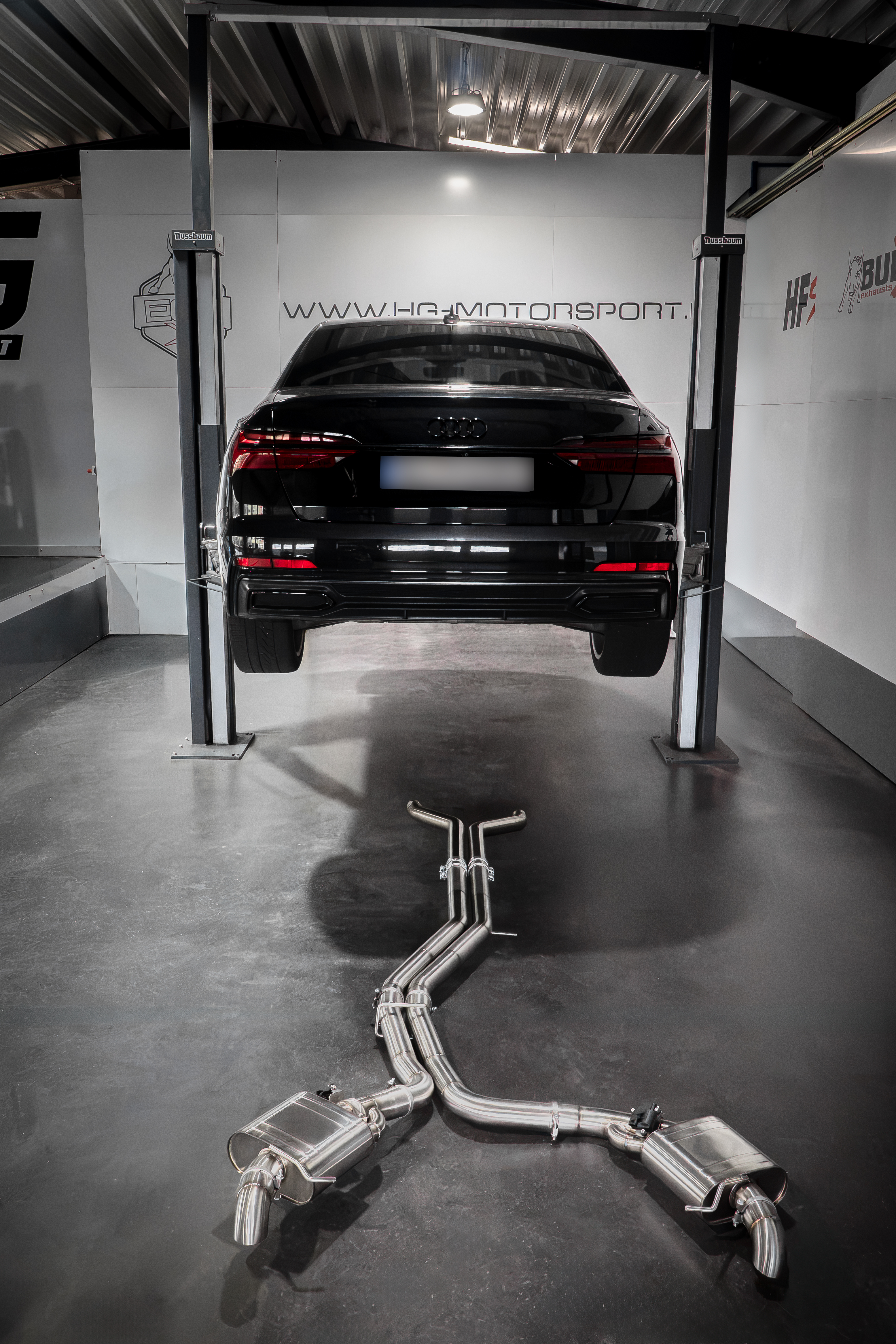 HG EGO-X Klappenauspuff Audi A6/A7 C8 55 TFSI mit ECE