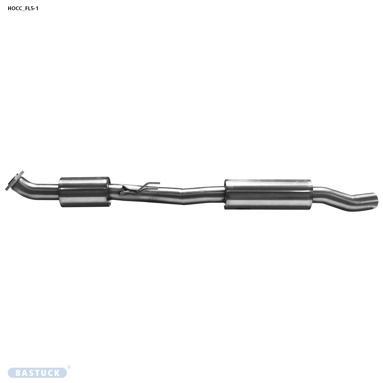 BASTUCK Vorschalldämpfer für Honda Civic (HOCC/FL5-1)