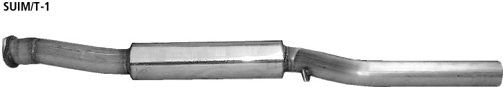 BASTUCK Vorschalldämpfer für Subaru Impreza (SUIM/T-1)