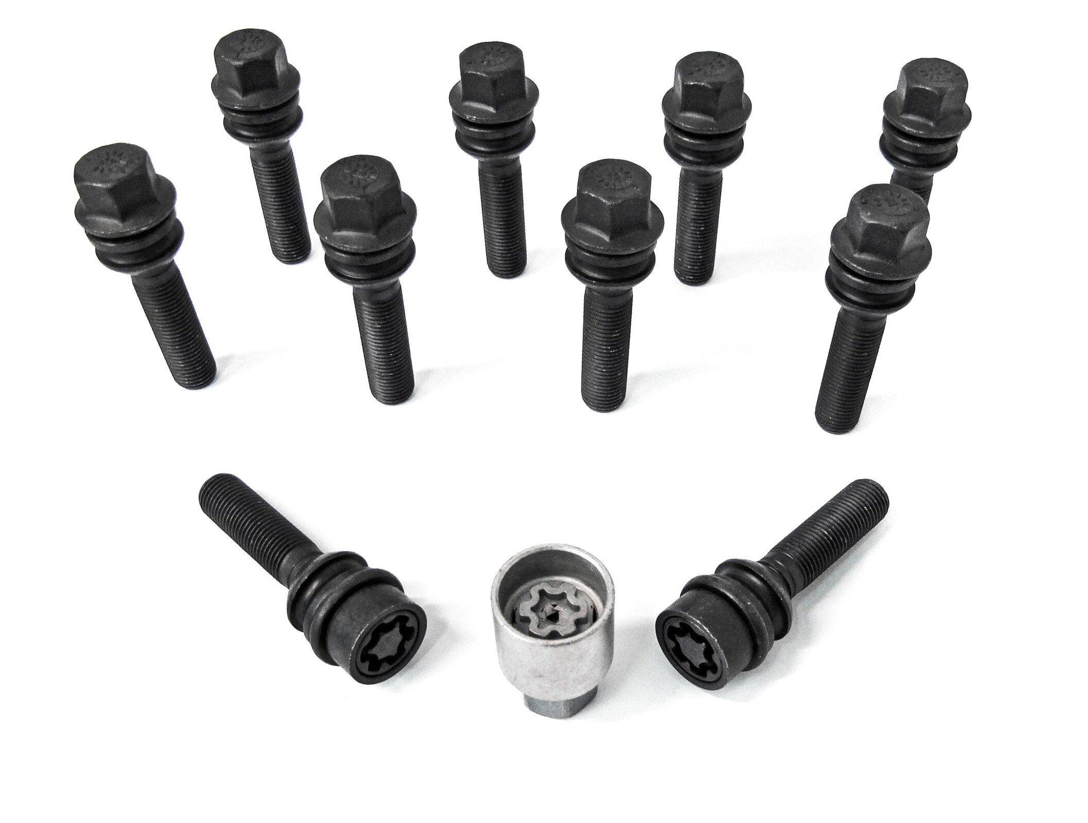 H&R Felgenschloss-Set M14 mit beweglichem Kugelbund R14mm – B1453607SET – B1453607SET