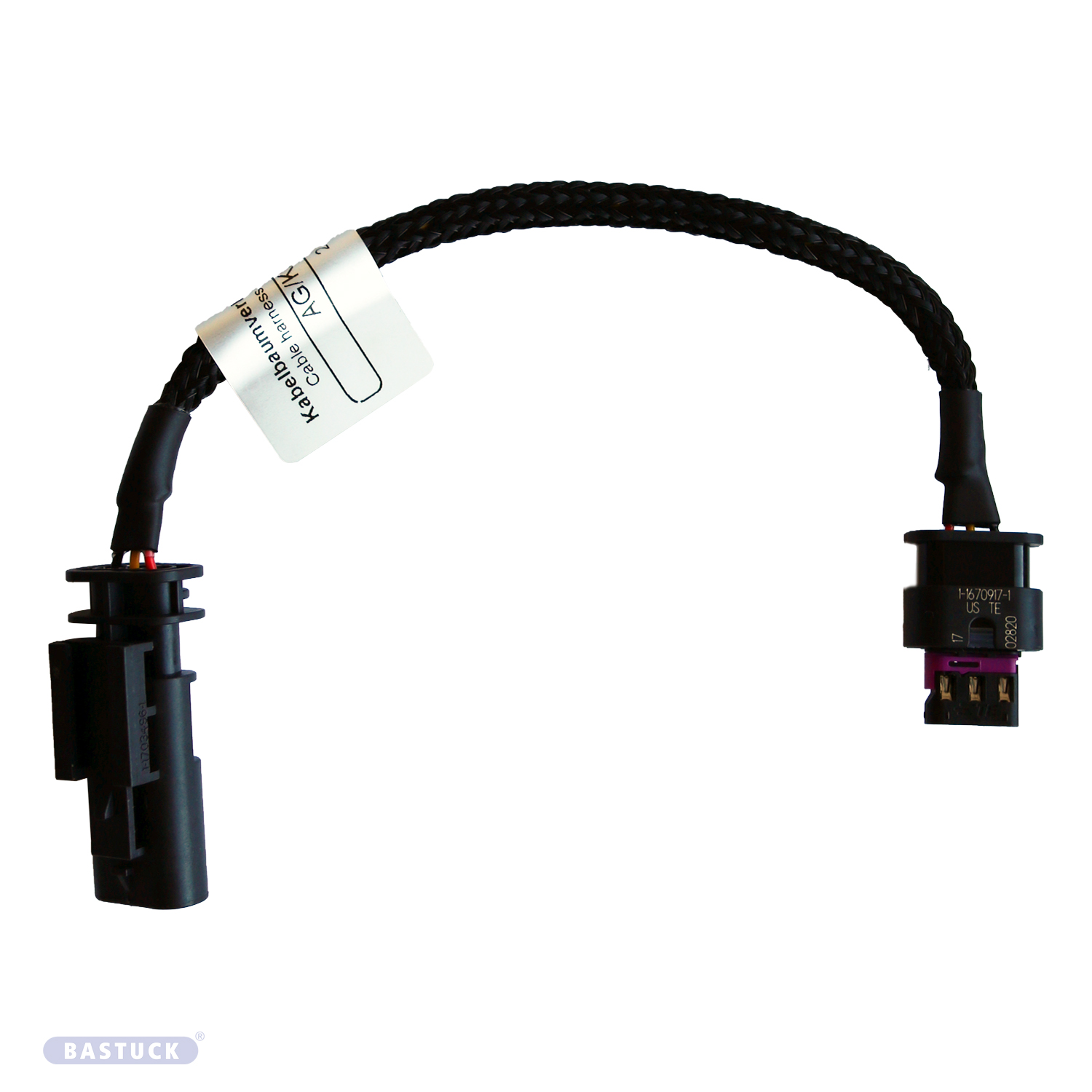BASTUCK Kabelbaumverlängerung 400 mm für SBS Serien-Stellmotor für BMW Mini F66/F67 (AG/KB-S/400)