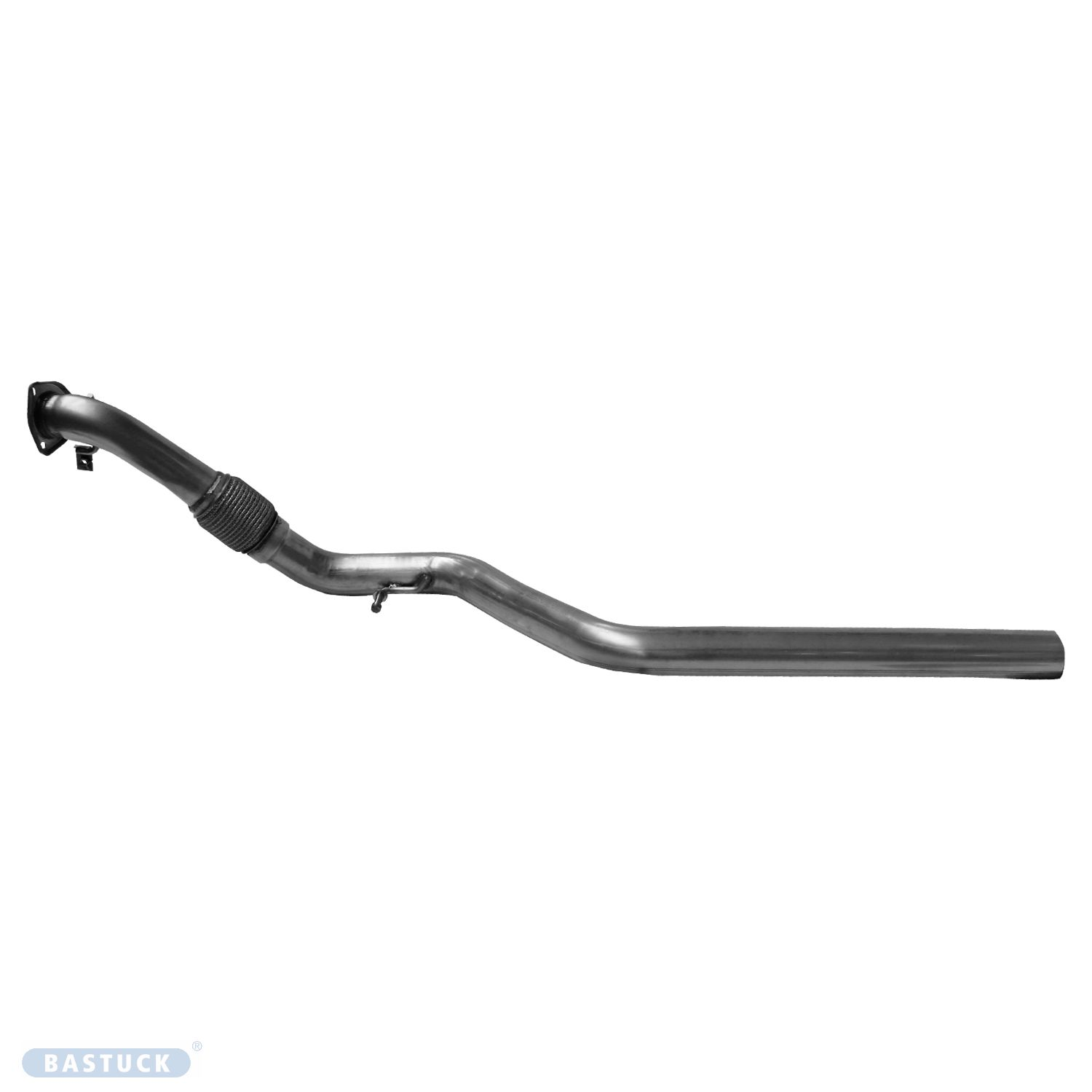 BASTUCK Motorsport Ersatzrohr für Vorschalldämpfer für Fahrzeuge ohne Partikelfilter für Audi A4 B9/A5 F5 TFSI