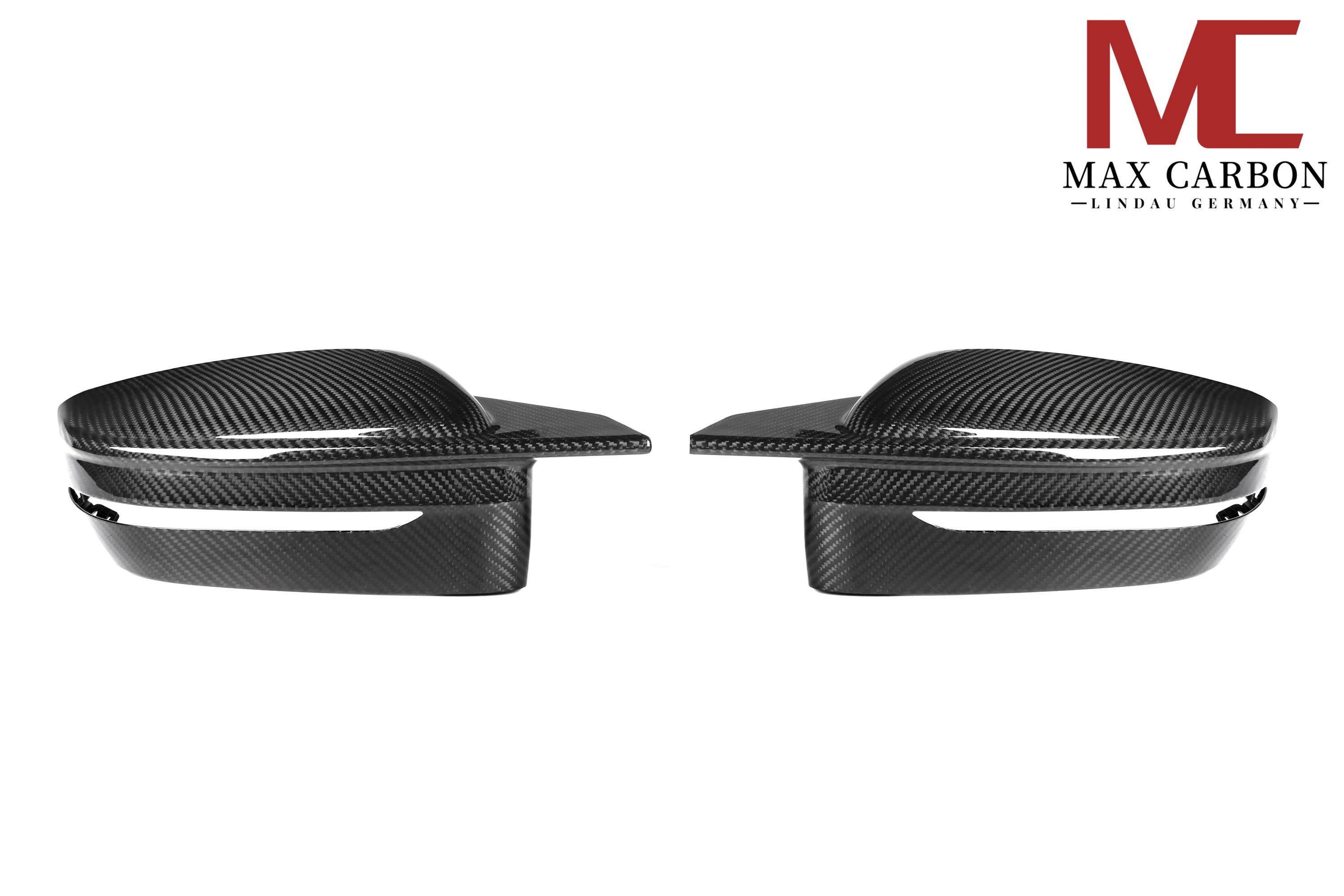 Max Carbon Dry Carbon Spiegelkappen für BMW 5er / 6er / 7er / 8er – Art.-Nr. D-H-006B
