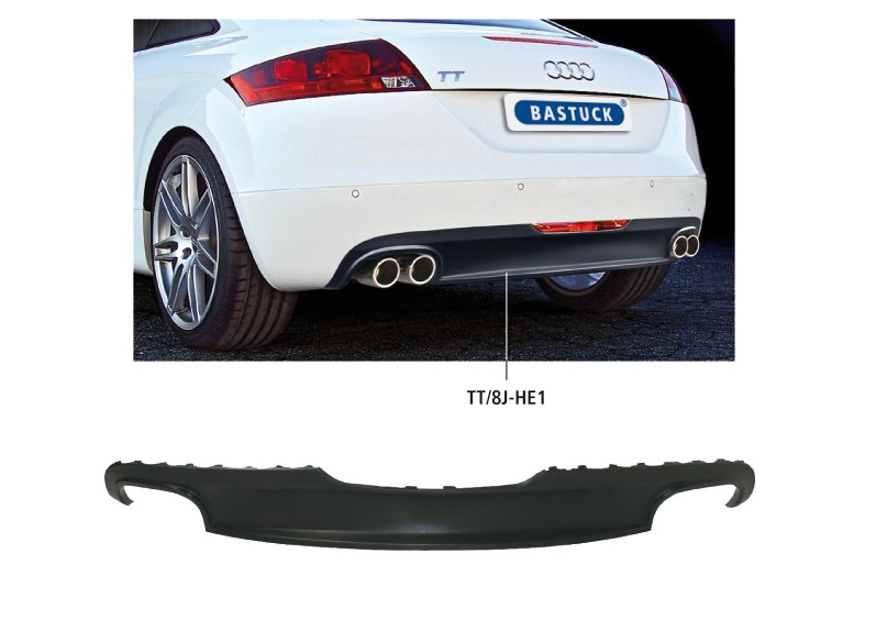 BASTUCK Heckschürzen-Einsatz, lackierfähig für Audi TT (TT/8J-HE1)