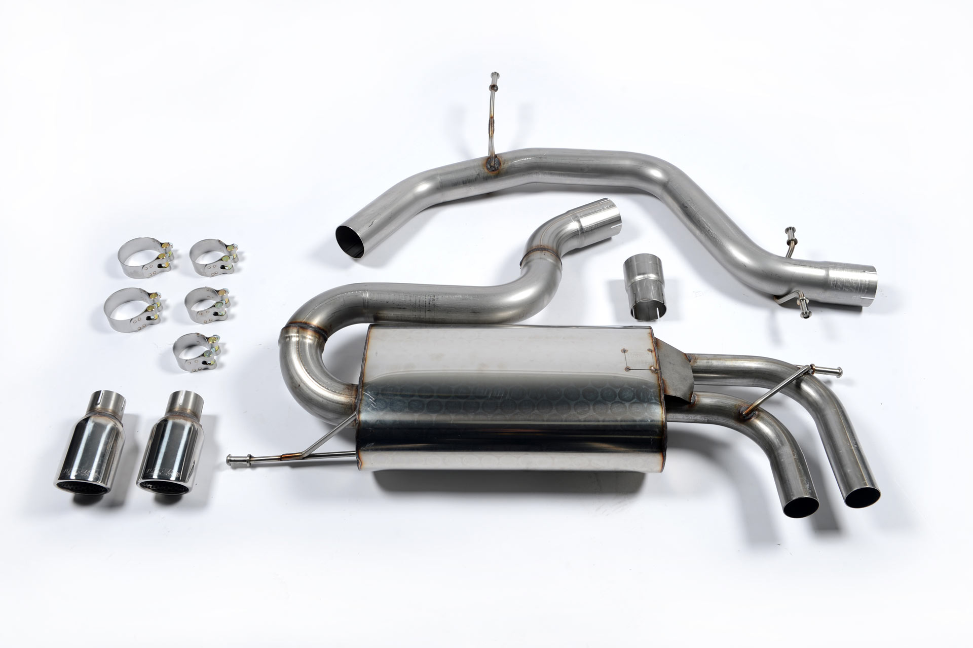 Milltek Abgasanlage für Seat Leon FR 2.0 T FSI 200-211PS – Non-Resonated, EG-Genehmigung