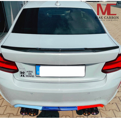 Flamingo Tuning Dry Carbon Heckspoiler "Ducktail" VM4 Style für BMW M2 F87 / 2er F22