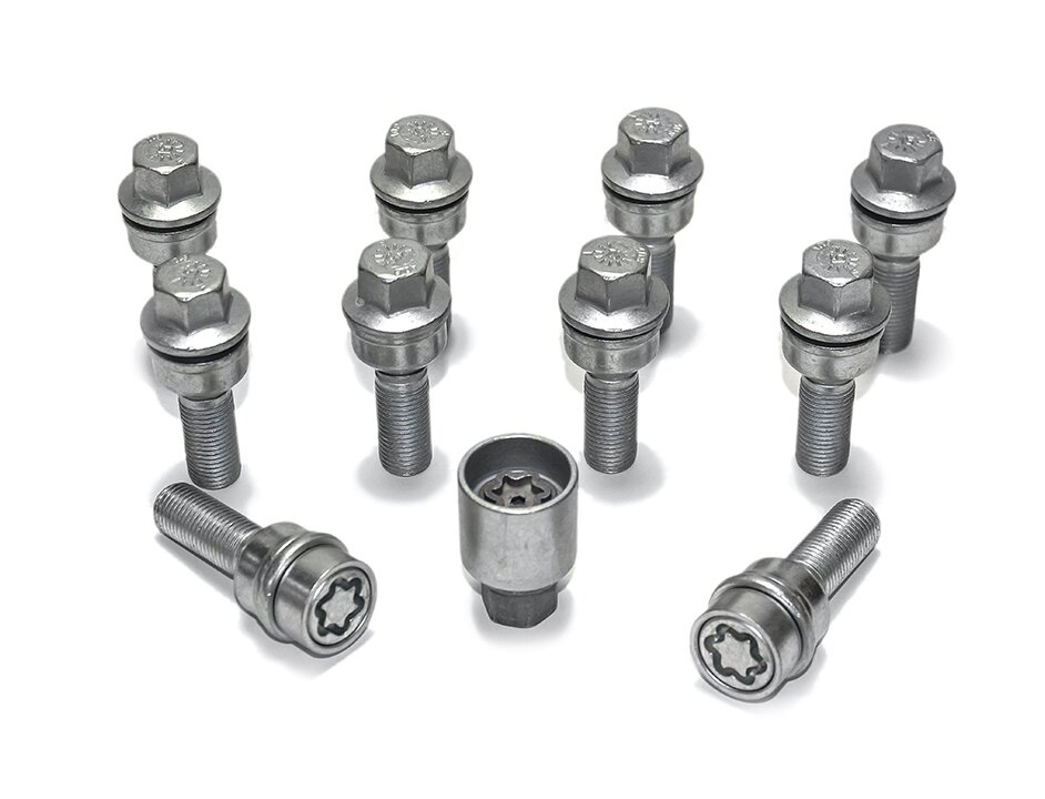 H&R Felgenschloss-Set M14 mit beweglichem Kugelbund R14mm – 1453007ASET – 1453007ASET