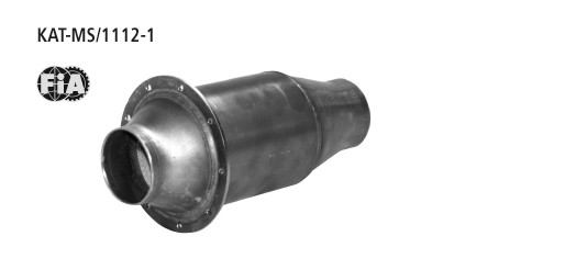 BASTUCK Motorsport-Kat inklusive Befestigungsring Ø 63 mm – universell (KAT-MS/1112-1)