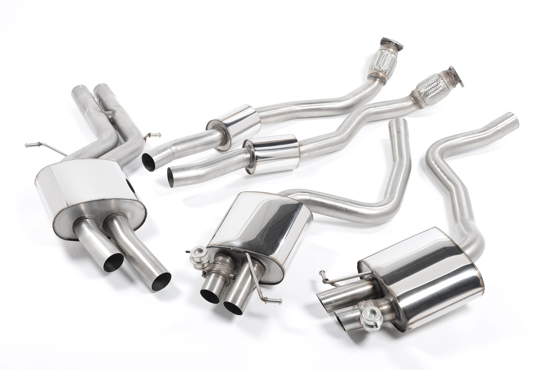 Milltek Abgasanlage für Audi RS5 B8 Coupé ab 2010–2015 – Resonated, EG-Genehmigung