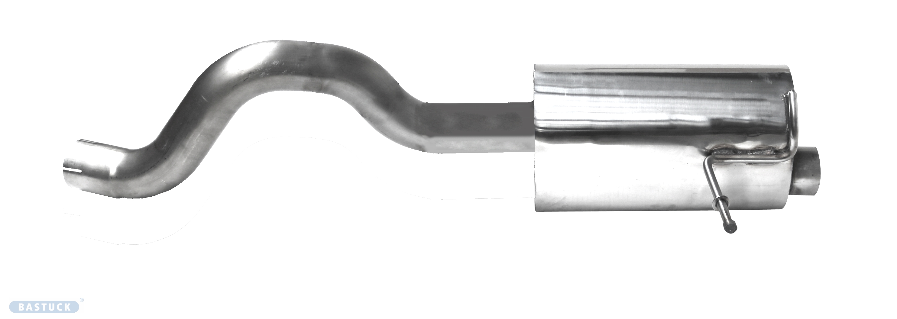 BASTUCK Endschalldämpfer ohne Abgasklappe Renault Megane 4 für Renault Megane 4 1.6l TCe inkl. GT (REMG4/T-70)
