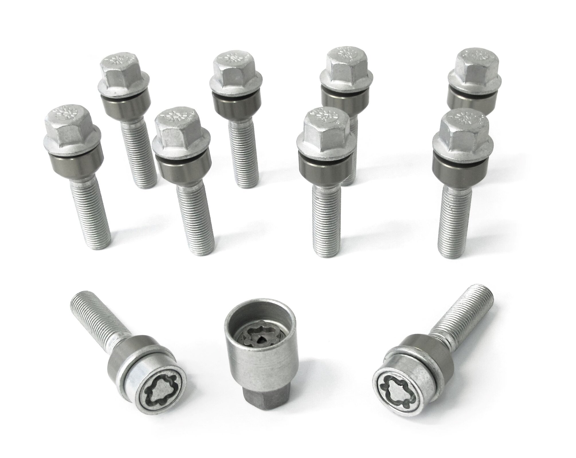 H&R Felgenschloss-Set M14 mit beweglichem Kugelbund R14mm – 1454406SET – 1454406SET