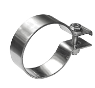 BASTUCK Auspuffschelle Edelstahl Ø 61-63 mm für BMW 1er E82 u. a. (SCH59)