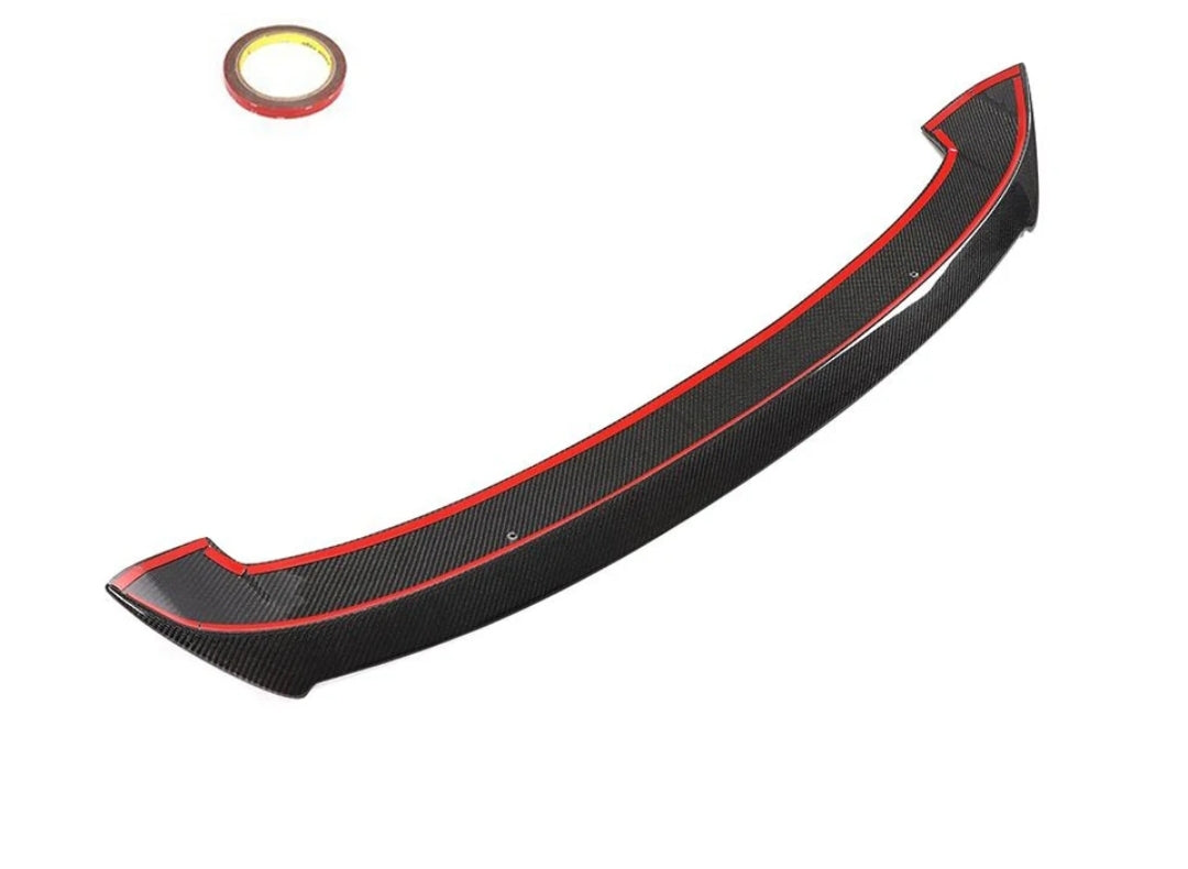 Carbonheld Carbon Fiber Car Roof Spoiler Window Wing passend für BMW F20 F21 Hatchback