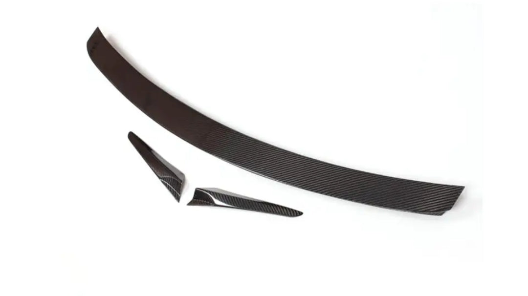 Carbonheld Carbon Fiber Car Rear Trunk Spoiler Lip passend für Mercedes-Benz CL500 CL550 W216 Coupe
