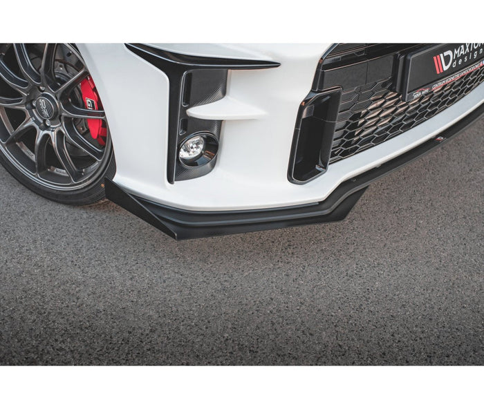 Maxton Design Front Flaps aus Racing Durability ABS für Toyota GR Yaris Mk4 – Aerodynamik-Zubehör mit ABE